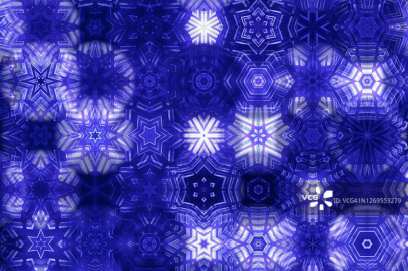蓝色几何纹理图片素材
