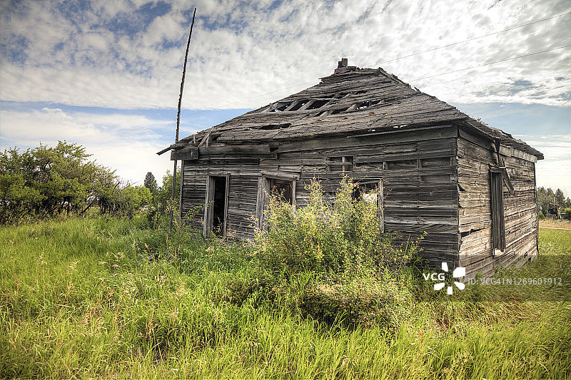 俄勒冈州东北部的幽灵镇图片素材