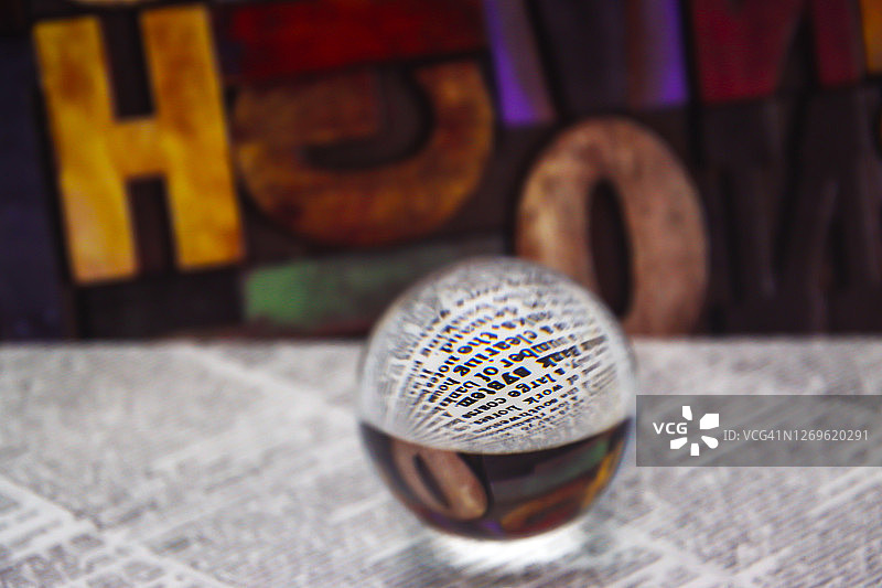 印刷报纸的未来图片素材