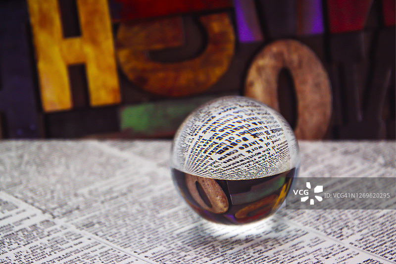 印刷报纸的未来图片素材