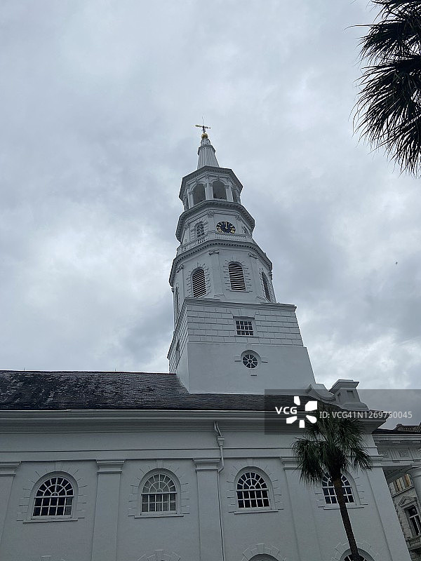 查尔斯顿圣迈克尔教堂图片素材