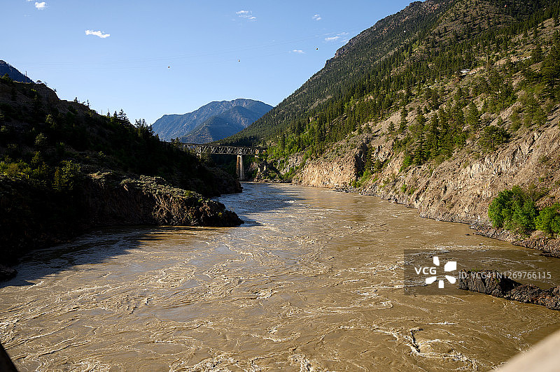 加拿大不列颠哥伦比亚省利卢埃特弗雷泽河图片素材