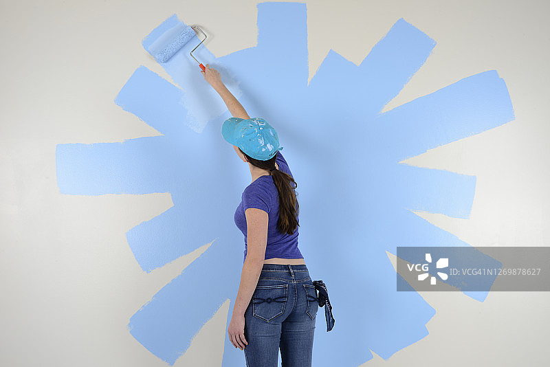 粉刷墙壁图片素材