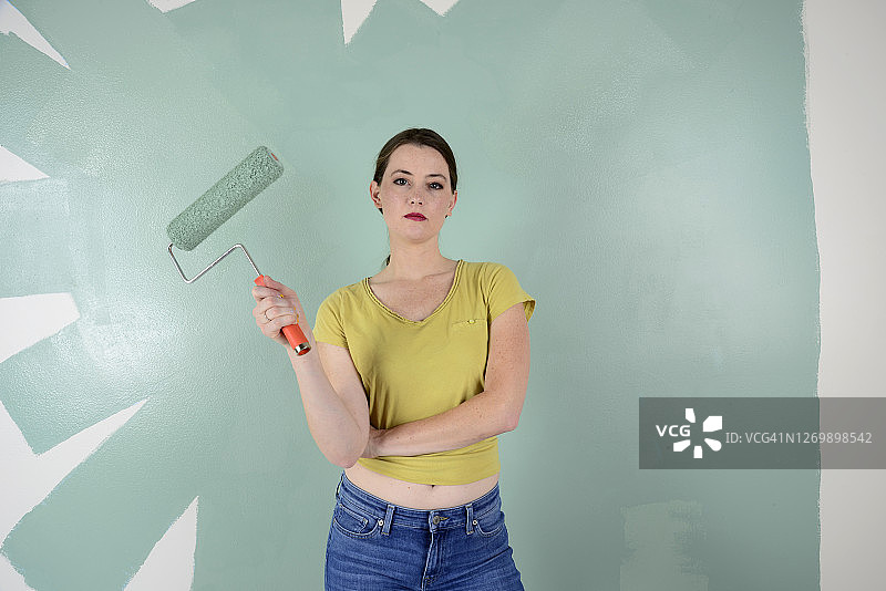 粉刷墙壁图片素材