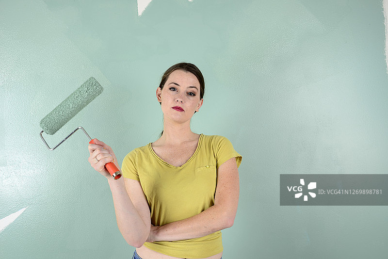 粉刷墙壁图片素材