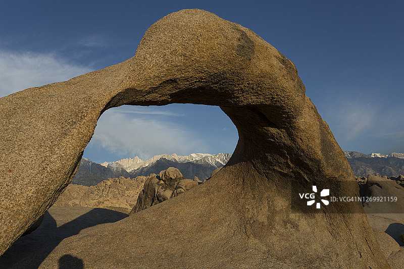 阿拉巴马山丘岩石桥中的惠特尼山景色图片素材