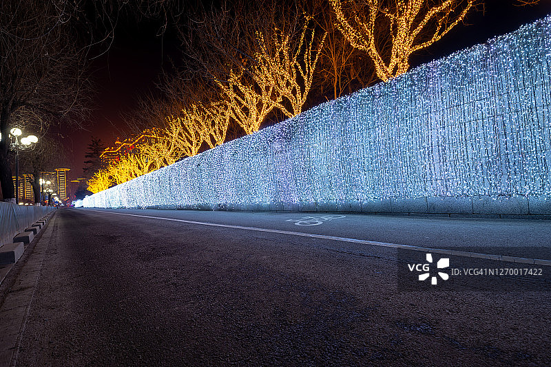 城市自行车道图片素材