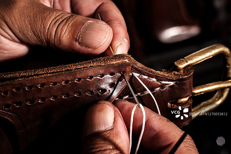 手工皮革制品图片素材