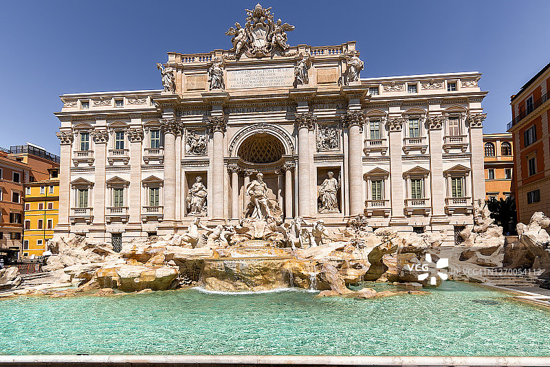 意大利罗马特莱维喷泉图片素材