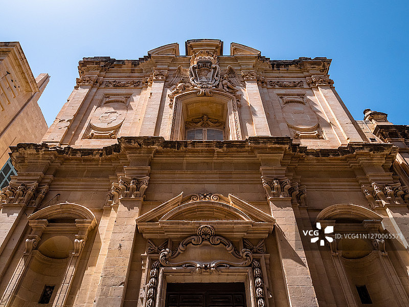 马耳他瓦莱塔圣詹姆斯教堂图片素材