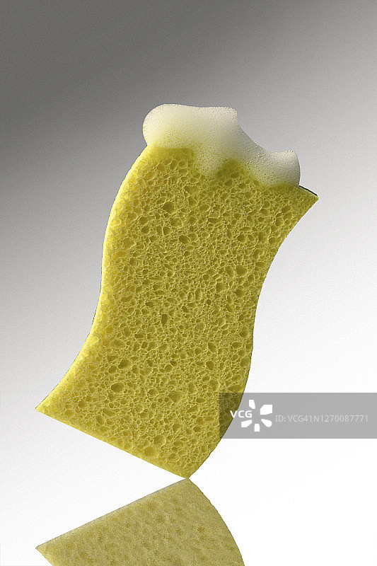 带泡沫的海绵图片素材