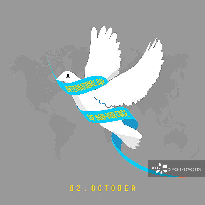 国际非暴力日图片素材