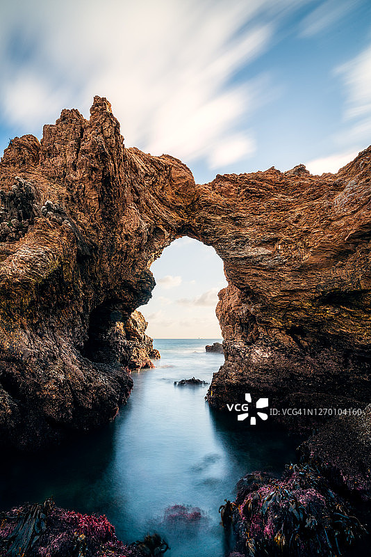 科罗纳德尔玛的悬崖岛图片素材