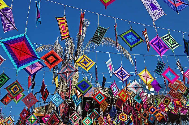 墨西哥萨尤利塔街头的神之眼图片素材