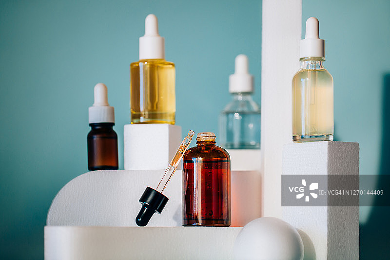 影棚护肤品产品合集图片素材