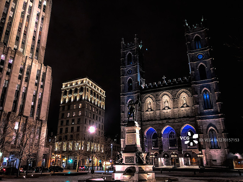 加拿大蒙特利尔旧城区图片素材
