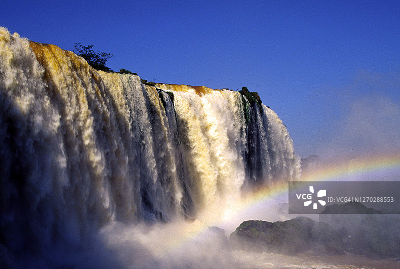 伊瓜苏瀑布，巴西巴拉那州伊瓜苏市图片素材