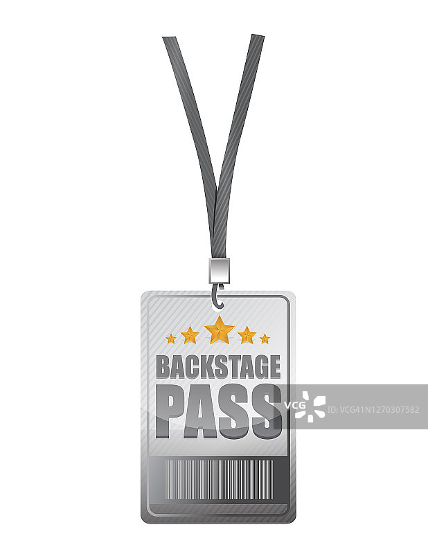 后台通行证插画设计图片素材