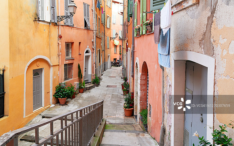 法国尼斯老城区图片素材