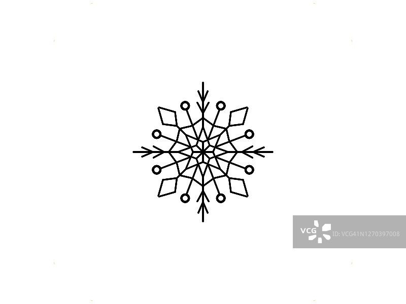 抽象背景雪花图案图片素材