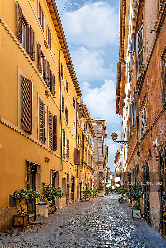 罗马小巷图片素材