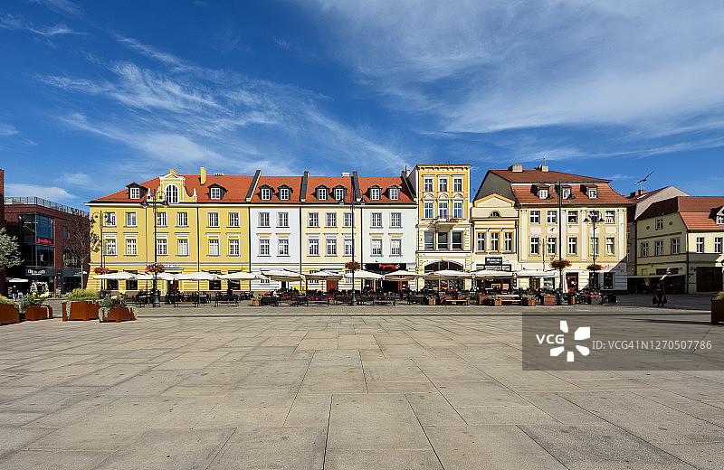 波兰库亚维-波美拉尼亚省比得哥什旧城广场图片素材