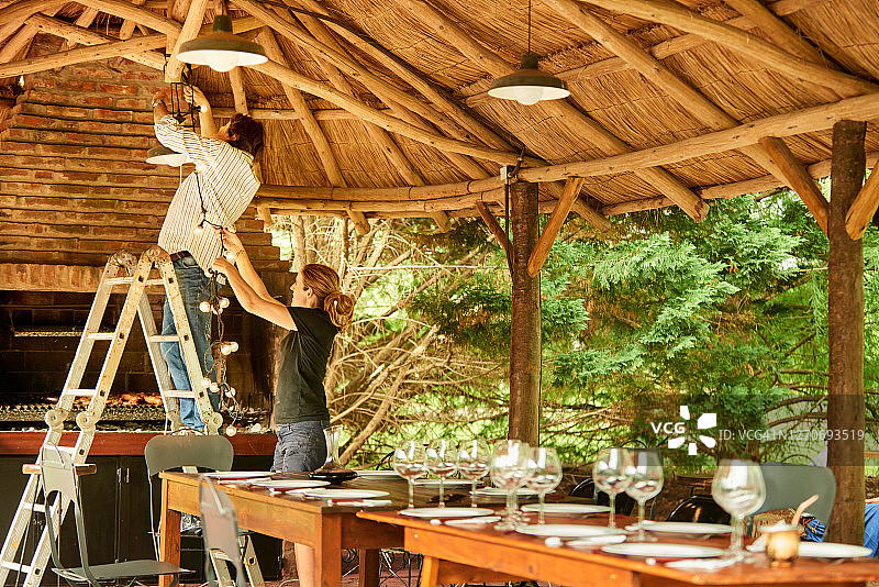 准备好露台派对图片素材