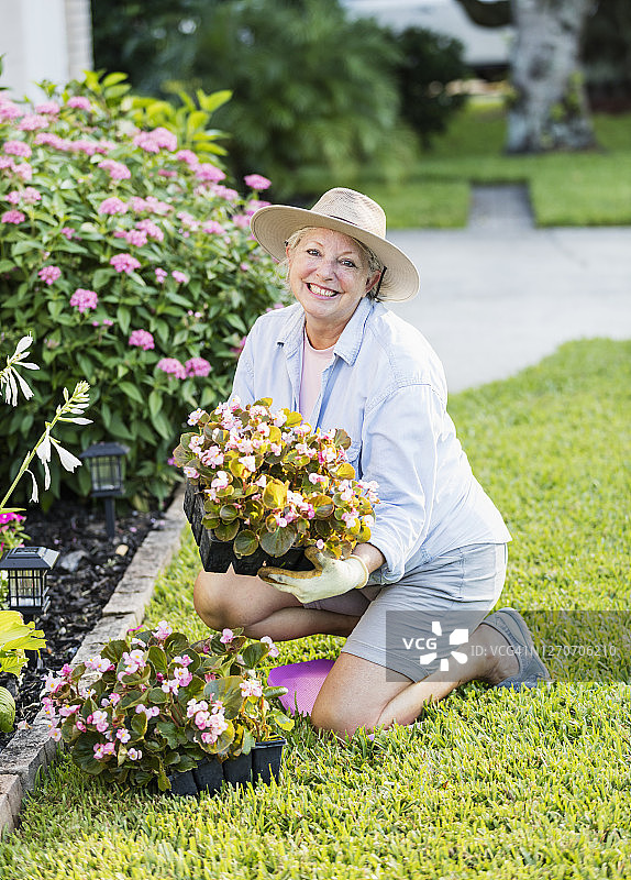女性高级园艺图片素材