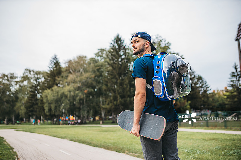 猫用宠物航空箱图片素材