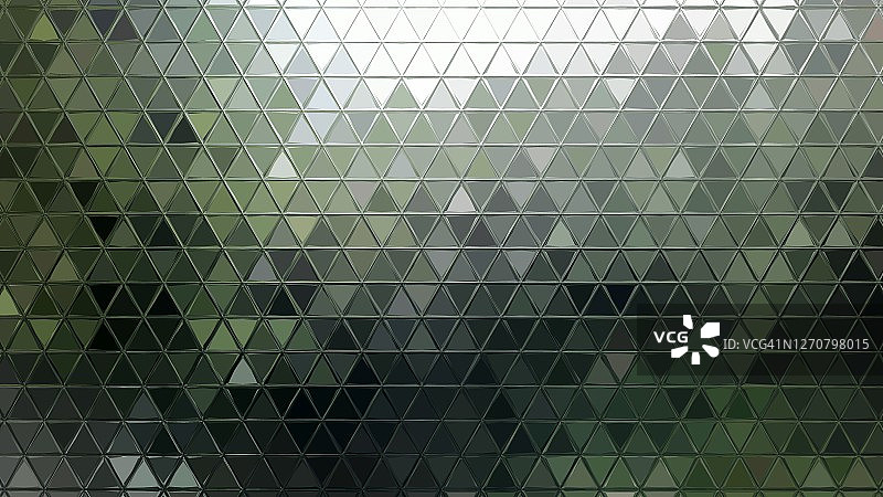 绿色金属马赛克反射图片素材