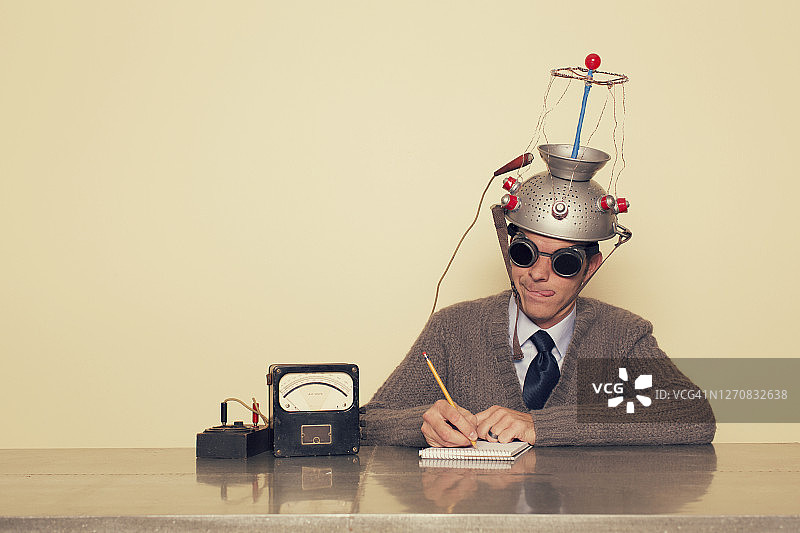 电疗男子图片素材