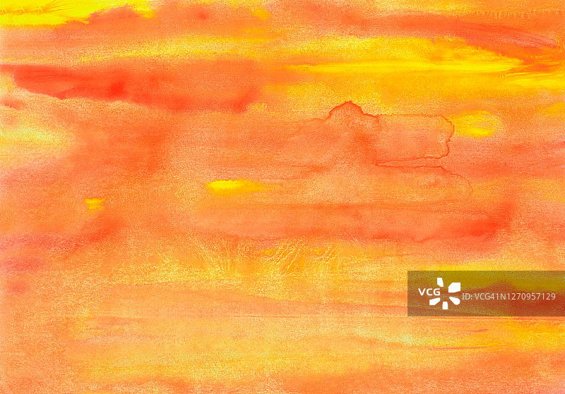 橙色太阳云彩背景图片素材