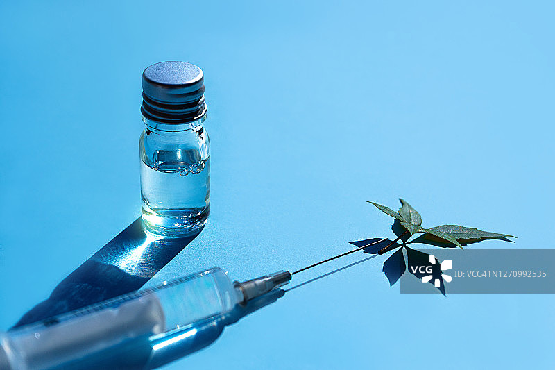 新型冠状病毒医疗疫苗概念图片素材