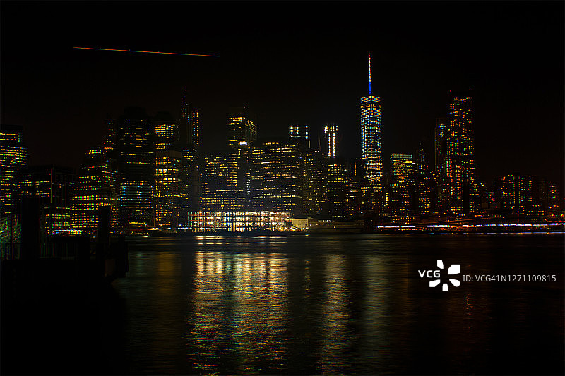 纽约夜景图片素材