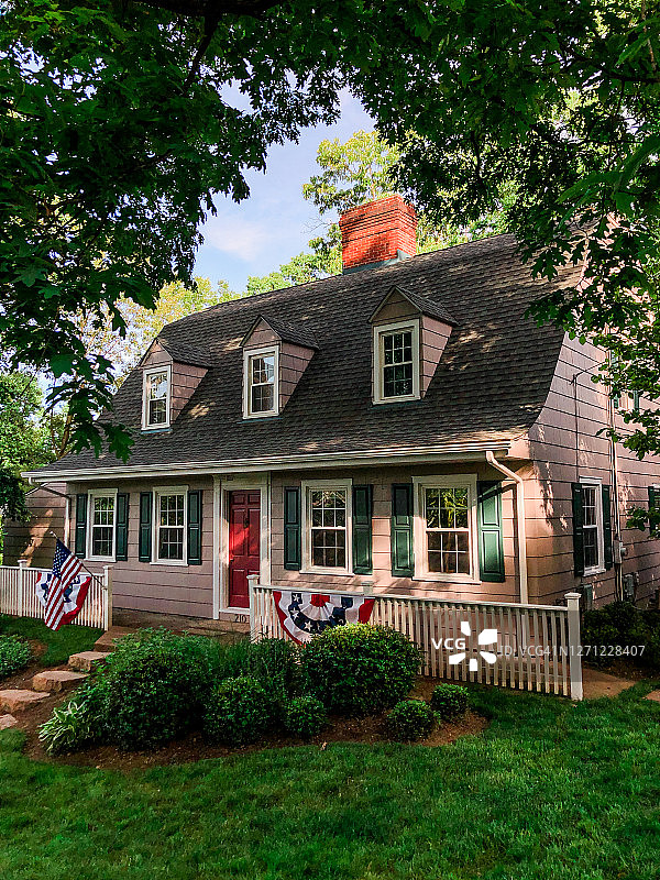 荷兰殖民风格住宅图片素材