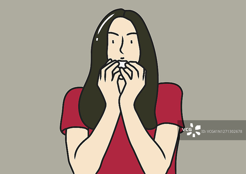 惊讶的女人图片素材