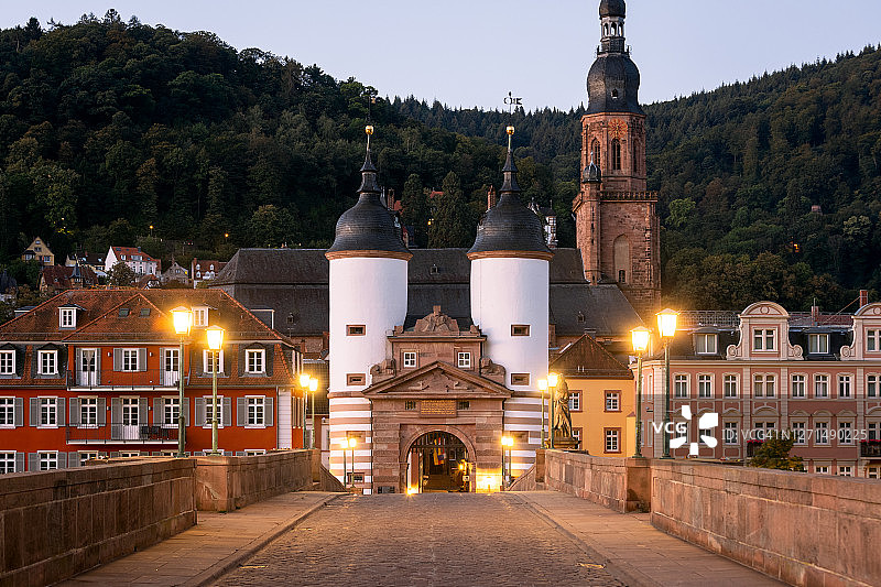 德国海德堡老桥图片素材