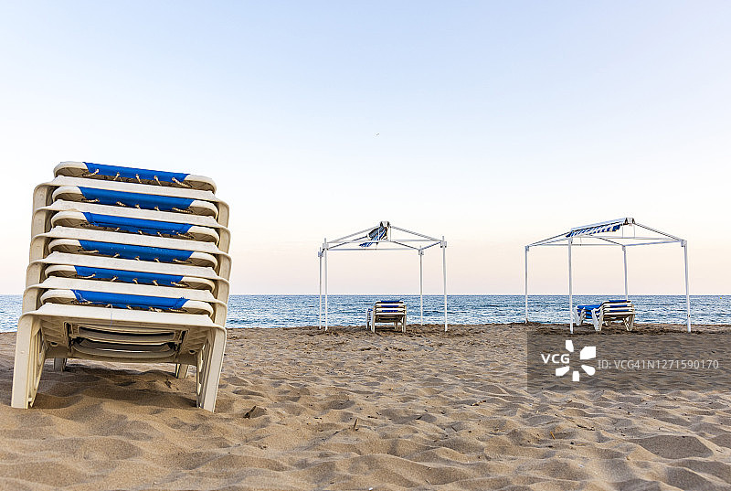 海滩关闭图片素材