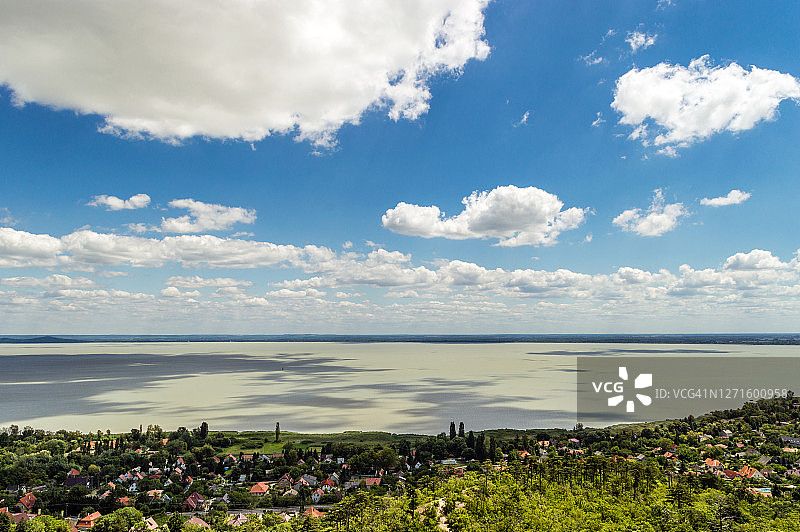 巴拉顿湖全景图片素材