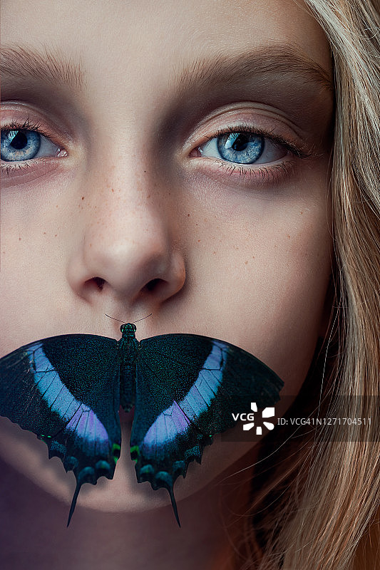 美丽的女孩图片素材