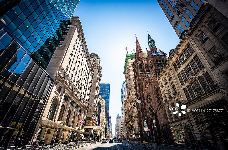 曼哈顿大都会-第五大道图片素材