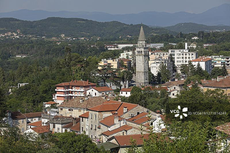 克罗地亚伊斯特拉帕津城市景观图片素材