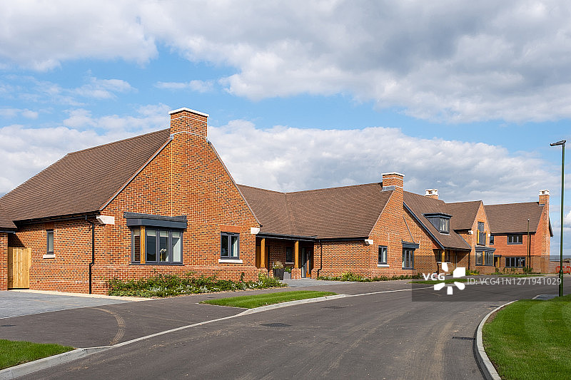 新建简易别墅施工现场图片素材