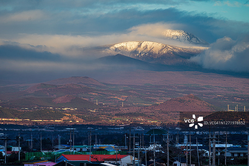 韩国济州岛汉拿山风光图片素材