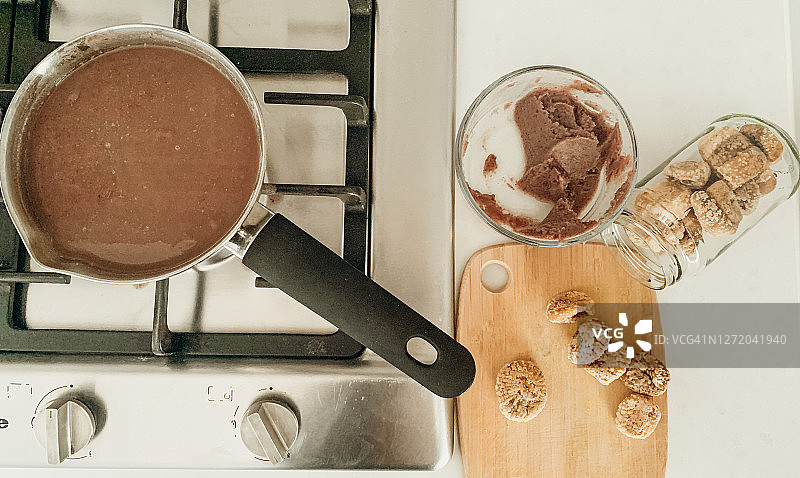 红豆冻的配料图片素材