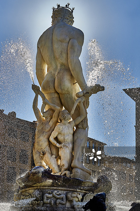 佛罗伦萨领主广场海神喷泉图片素材