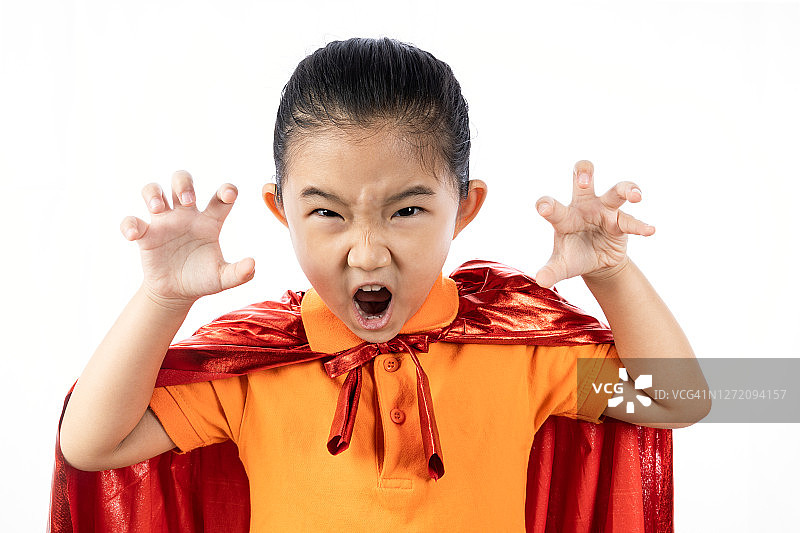 小超女做鬼脸图片素材