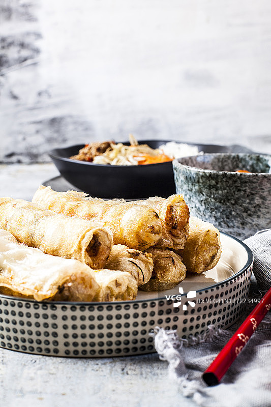 自制春卷图片素材