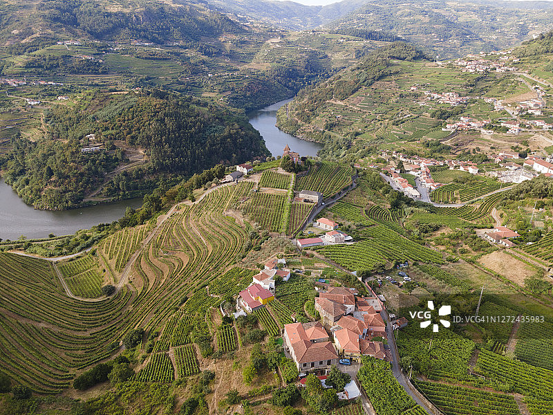 梅桑弗里奥附近的杜罗河谷图片素材