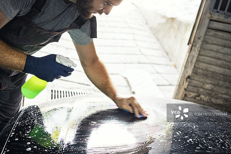 汽车美容图片素材